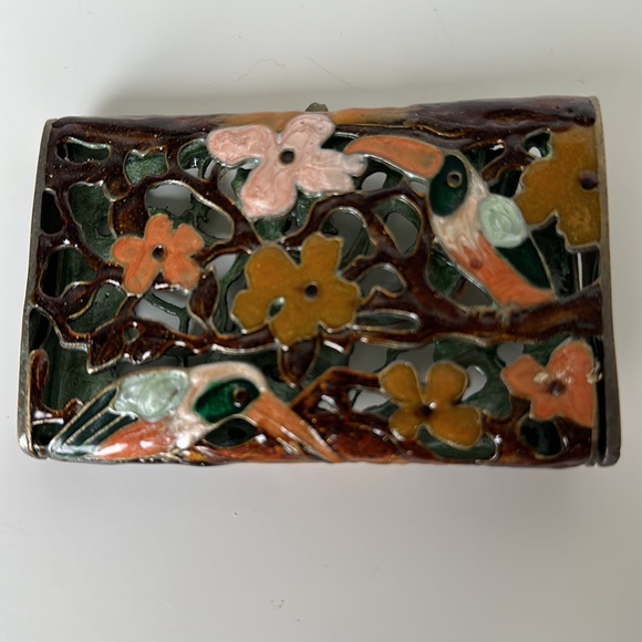 Vintage jeweled Card holder - Picture 2 of 9
